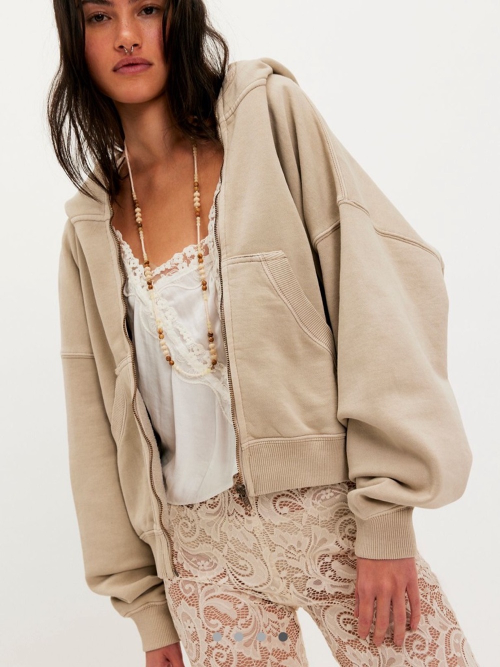 Free People Chill Out Zip Up - Picture 2 of 10